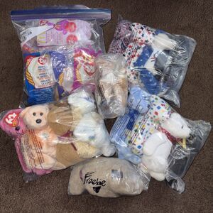 24 COLLECTIBLE Beanie Babies LOT! (ERRORS Found, Ty Teenies Ronald McD, & MORE!!